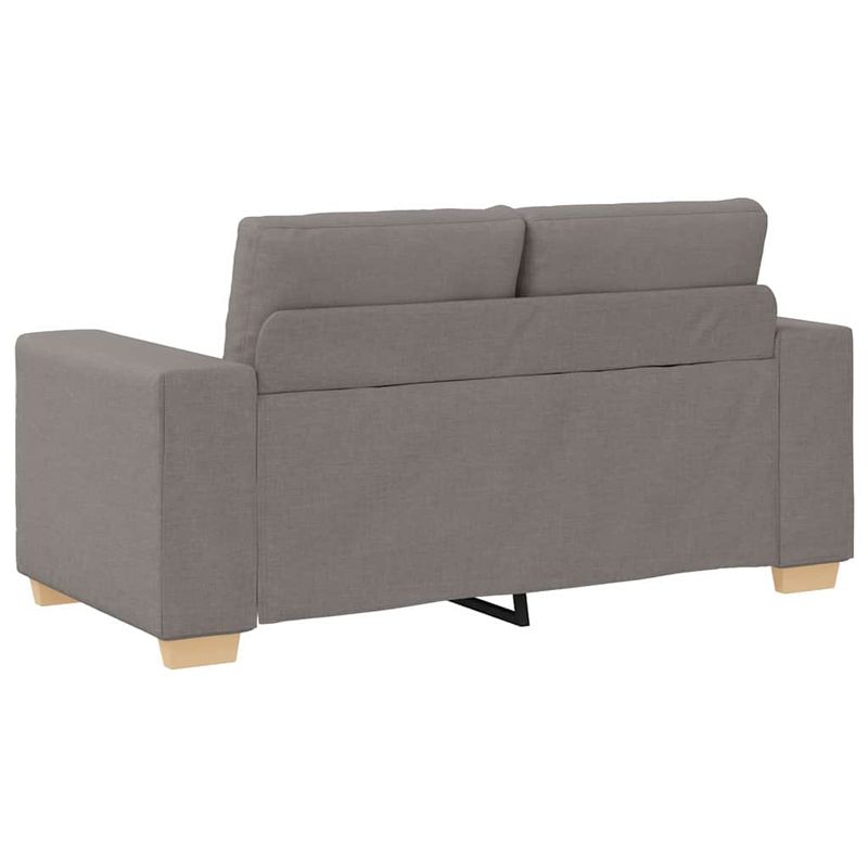 Casa si Gradina - Mobilier - Canapele si coltare - Canapele - Set canapea, 3 piese, perne taupe, textil - Infinity.ro