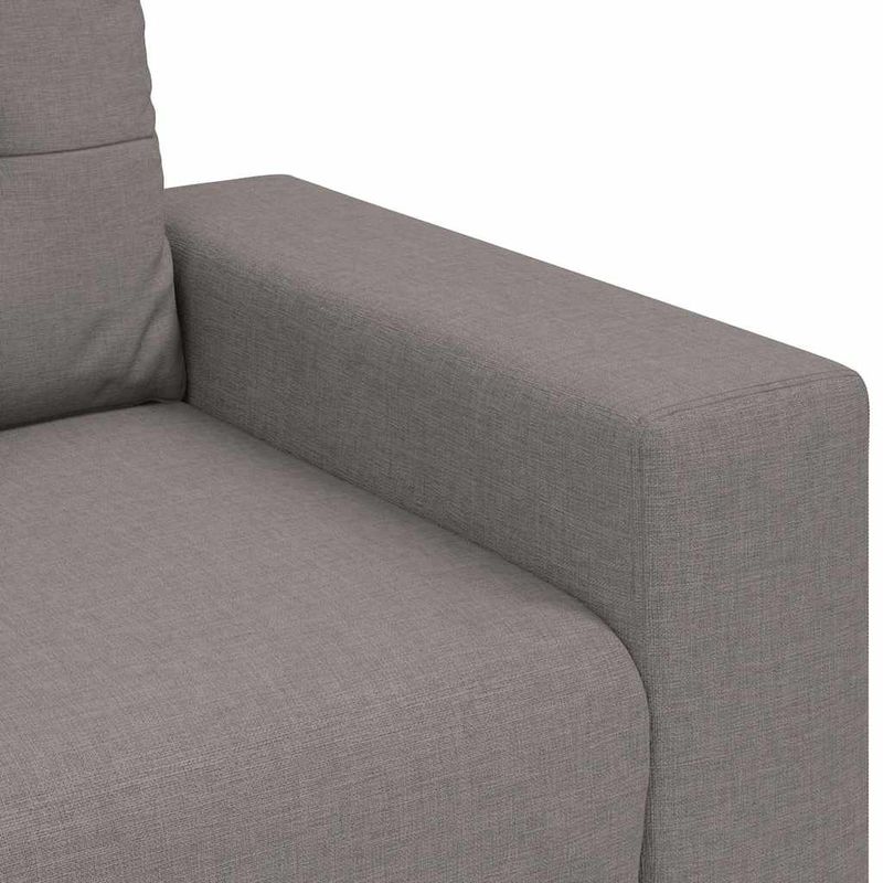 Casa si Gradina - Mobilier - Canapele si coltare - Canapele - Set canapea, 3 piese, perne taupe, textil - Infinity.ro