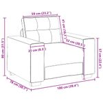 Casa si Gradina - Mobilier - Canapele si coltare - Canapele - Set canapea, 3 piese, perne taupe, textil - Infinity.ro