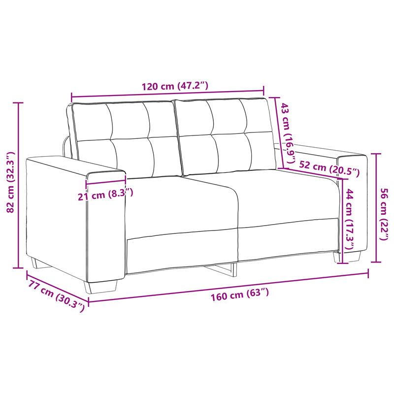 Casa si Gradina - Mobilier - Canapele si coltare - Canapele - Set canapea, 3 piese, perne taupe, textil - Infinity.ro
