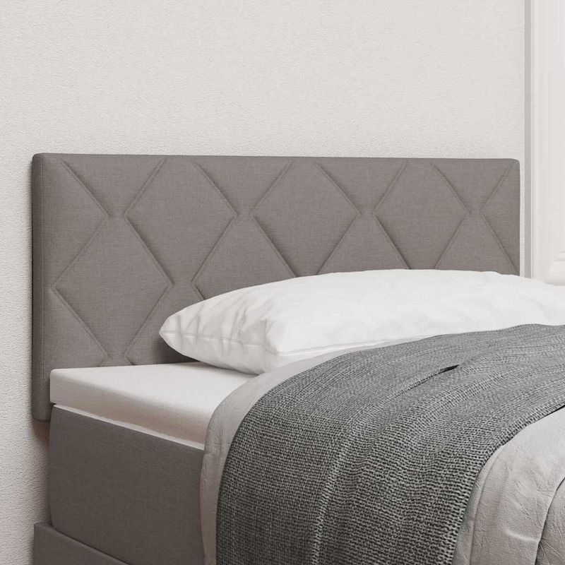 Casa si Gradina - Mobilier - Paturi si accesorii - Accesorii paturi - Tablie de pat LED Gri Inchis 80 cm Material Textil - Infinity.ro