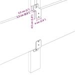 Casa si Gradina - Mobilier - Paturi si accesorii - Accesorii paturi - Tablie de pat cu LED Bej cu Butoane, Tapiserie, 80 cm - Infinity.ro
