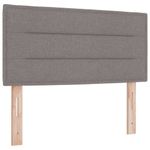 Casa si Gradina - Mobilier - Paturi si accesorii - Paturi - Pat cu arcuri cu saltea taupe 90x200 cm Tesatura - Infinity.ro