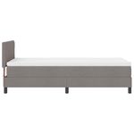 Casa si Gradina - Mobilier - Paturi si accesorii - Paturi - Pat cu Arcuri cu Saltea Gri 100x200 cm - Infinity.ro