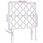 Casa si Gradina - Mobilier - Paturi si accesorii - Accesorii paturi - Tablie de pat Stejar Negru 135 cm Lemn compozit - Infinity.ro