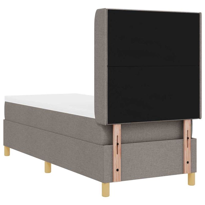Casa si Gradina - Mobilier - Paturi si accesorii - Paturi - Pat cu arcuri cu saltea taupe 80x200 cm - Infinity.ro
