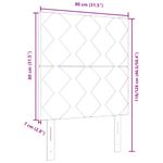 Casa si Gradina - Mobilier - Paturi si accesorii - Accesorii paturi - Perna pentru Tablie pat, cappuccino, 100 cm, piele artificiala - Infinity.ro