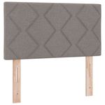Casa si Gradina - Mobilier - Paturi si accesorii - Paturi - Pat cu arcuri si saltea Taupe 120x190 cm din tesatura - Infinity.ro