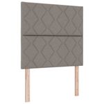 Casa si Gradina - Mobilier - Paturi si accesorii - Paturi - Pat box spring cu saltea, taupe, 100x200 cm, textil - Infinity.ro