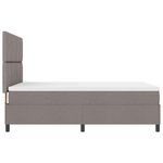 Casa si Gradina - Mobilier - Paturi si accesorii - Paturi - Pat cu arcuri , cu saltea si lumina LED, in taupe – 140x190 cm, tesatura - Infinity.ro