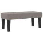 Casa si Gradina - Mobilier - Paturi si accesorii - Paturi - Pat cu arcuri cu saltea si banca Taupe 80x200 cm tesatura - Infinity.ro