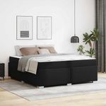Casa si Gradina - Mobilier - Paturi si accesorii - Paturi - Cadru de pat Altele Negru 180 x 200 cm Piele artificiala - Infinity.ro