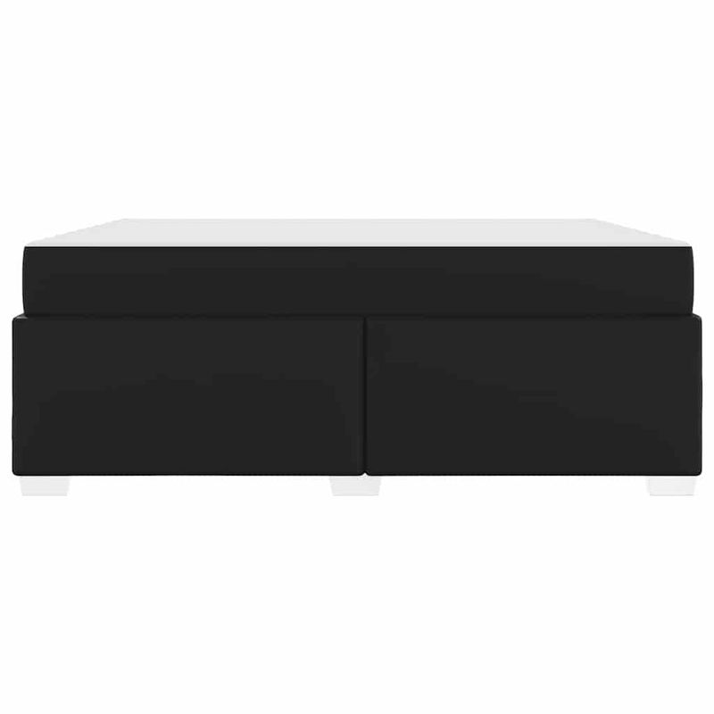 Casa si Gradina - Mobilier - Paturi si accesorii - Paturi - Cadru de pat Altele Negru 180 x 200 cm Piele artificiala - Infinity.ro
