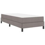 Casa si Gradina - Mobilier - Paturi si accesorii - Paturi - Pat cu arcuri Altele Gri taupe 90 x 200 cm tesatura - Infinity.ro