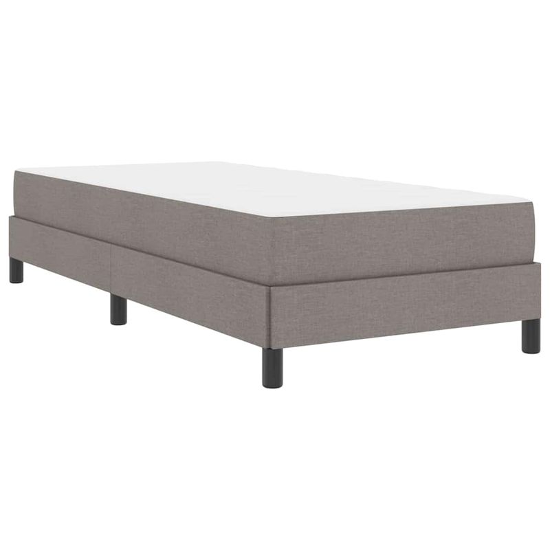 Casa si Gradina - Mobilier - Paturi si accesorii - Paturi - Pat cu arcuri Altele Gri taupe 90 x 200 cm tesatura - Infinity.ro