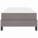 Casa si Gradina - Mobilier - Paturi si accesorii - Paturi - Pat cu arcuri Altele Gri taupe 90 x 200 cm tesatura - Infinity.ro