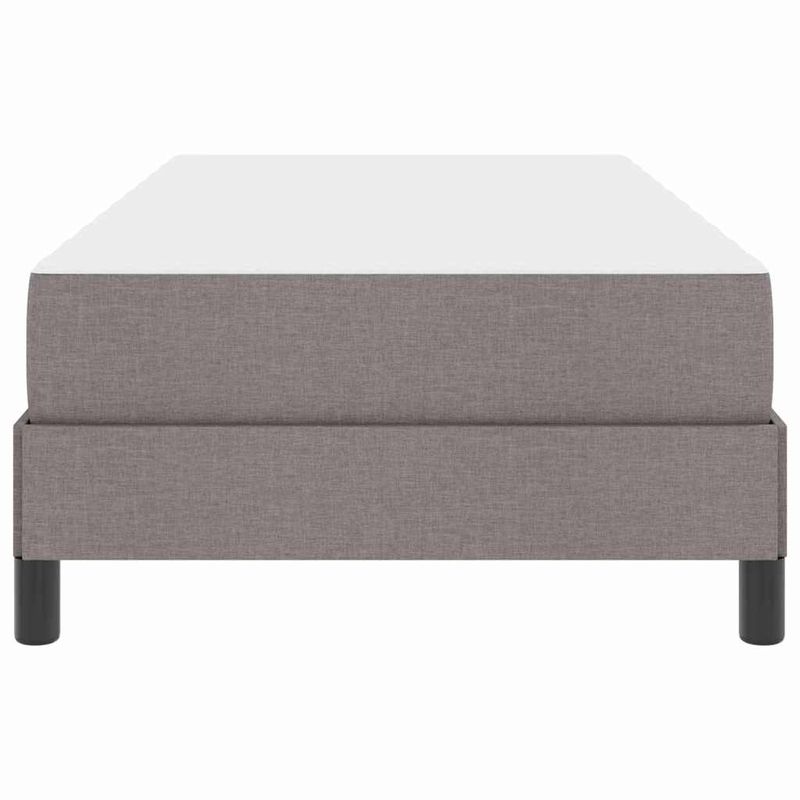 Casa si Gradina - Mobilier - Paturi si accesorii - Paturi - Pat cu arcuri Altele Gri taupe 90 x 200 cm tesatura - Infinity.ro