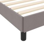 Casa si Gradina - Mobilier - Paturi si accesorii - Paturi - Pat cu arcuri Altele Gri taupe 90 x 200 cm tesatura - Infinity.ro