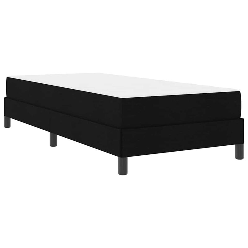 Casa si Gradina - Mobilier - Paturi si accesorii - Paturi - Pat cu arcuri Altele Negru 90 x 200 cm tesatura - Infinity.ro