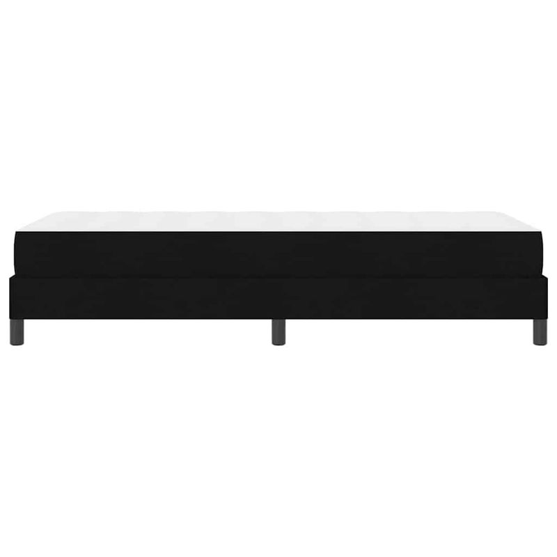 Casa si Gradina - Mobilier - Paturi si accesorii - Paturi - Pat cu arcuri Altele Negru 90 x 200 cm tesatura - Infinity.ro