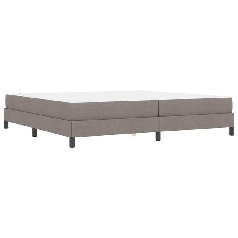 Casa si Gradina - Mobilier - Paturi si accesorii - Paturi - Pat cu arcuri Altele Gri taupe 200 x 200 cm tesatura - Infinity.ro