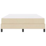 Casa si Gradina - Mobilier - Paturi si accesorii - Paturi - Pat cu arcuri Altele Crem 140 x 190 cm tesatura - Infinity.ro