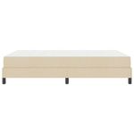 Casa si Gradina - Mobilier - Paturi si accesorii - Paturi - Pat cu arcuri Altele Crem 140 x 190 cm tesatura - Infinity.ro