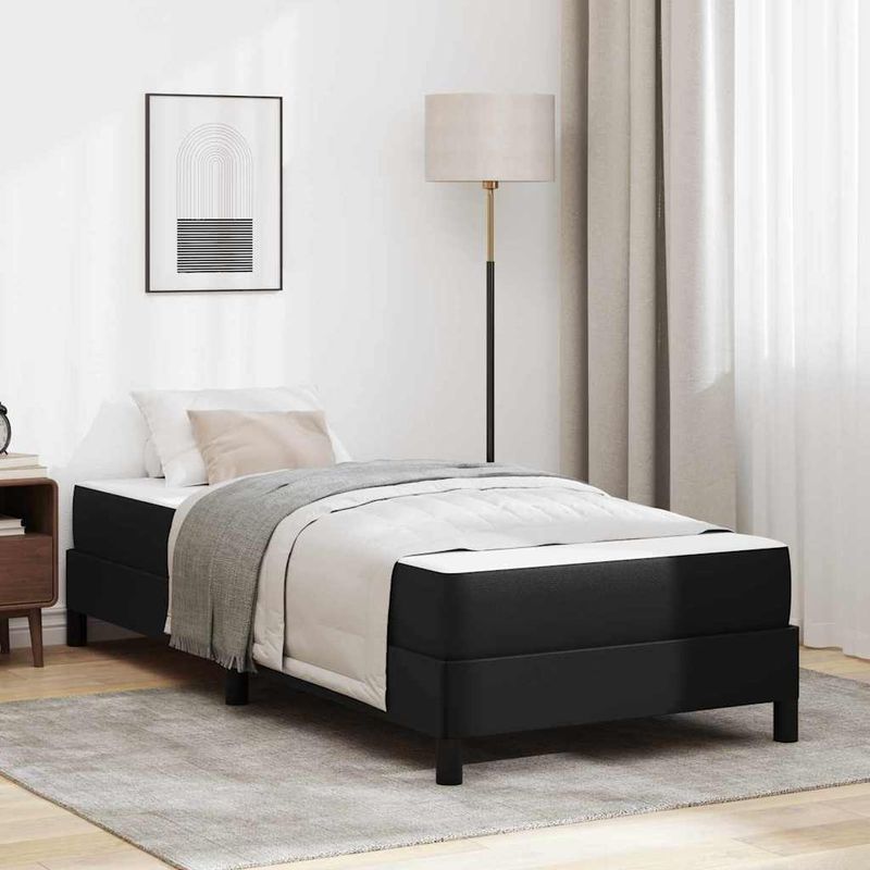 Casa si Gradina - Mobilier - Paturi si accesorii - Paturi - Pat Altele Negru 80 x 200 cm Piele artificiala - Infinity.ro