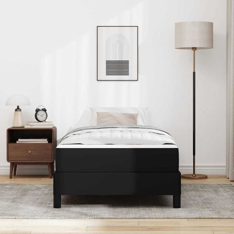 Casa si Gradina - Mobilier - Paturi si accesorii - Paturi - Pat Altele Negru 80 x 200 cm Piele artificiala - Infinity.ro