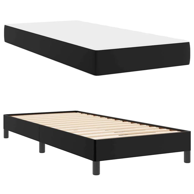 Casa si Gradina - Mobilier - Paturi si accesorii - Paturi - Pat Altele Negru 80 x 200 cm Piele artificiala - Infinity.ro