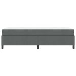 Casa si Gradina - Mobilier - Paturi si accesorii - Paturi - Pat cu arcuri Gri inchis, Negru 90 x 190 cm - Infinity.ro