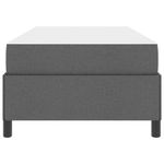 Casa si Gradina - Mobilier - Paturi si accesorii - Paturi - Pat cu arcuri Gri inchis, Negru 100 x 200 cm - Infinity.ro