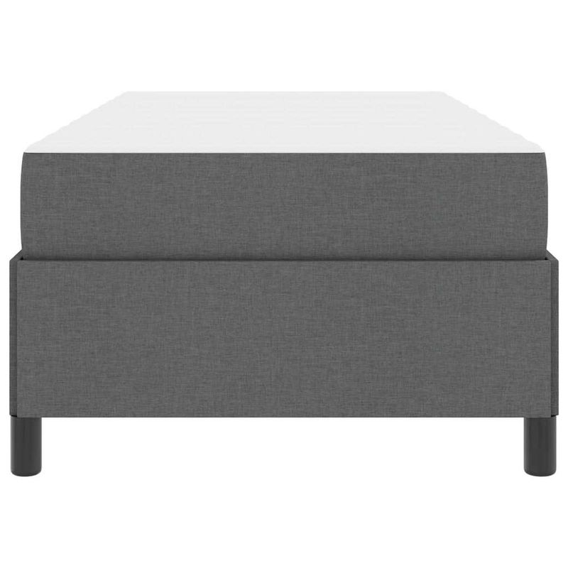 Casa si Gradina - Mobilier - Paturi si accesorii - Paturi - Pat cu arcuri Gri inchis, Negru 100 x 200 cm - Infinity.ro