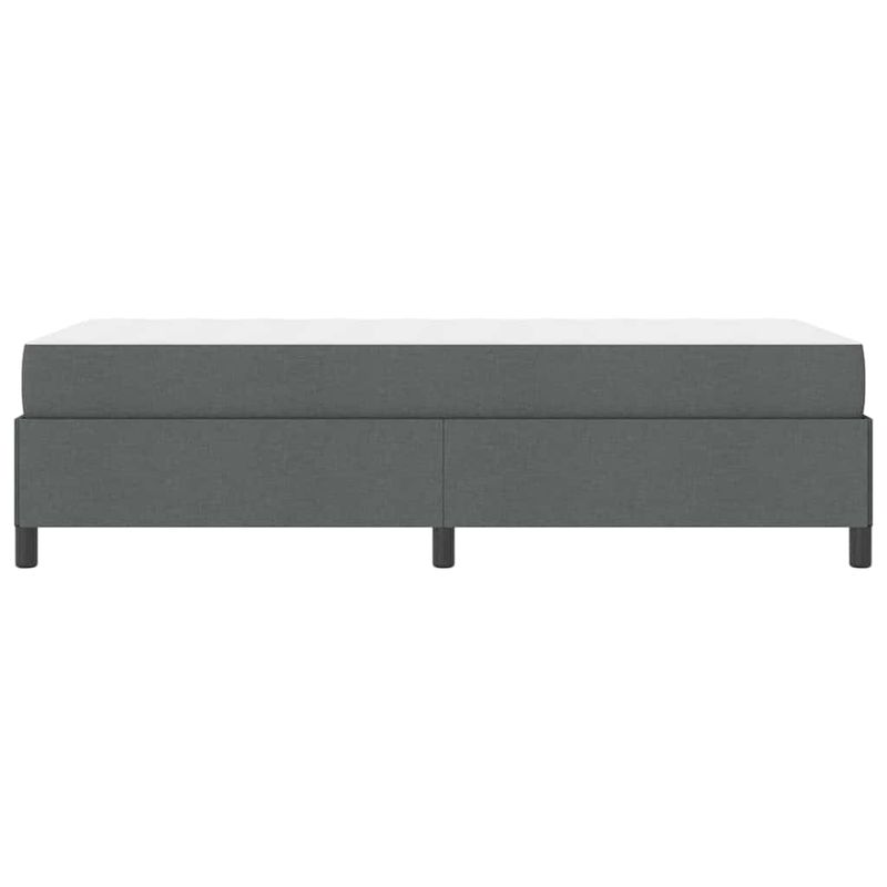 Casa si Gradina - Mobilier - Paturi si accesorii - Paturi - Pat cu arcuri Gri inchis, Negru 100 x 200 cm - Infinity.ro