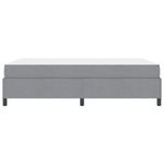 Casa si Gradina - Mobilier - Paturi si accesorii - Paturi - Pat cu arcuri Gri deschis, Negru 140 x 190 cm - Infinity.ro