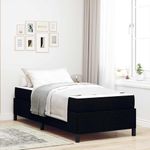 Casa si Gradina - Mobilier - Paturi si accesorii - Paturi - Pat cu arcuri Negru, Negru 100 x 200 cm - Infinity.ro
