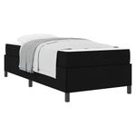 Casa si Gradina - Mobilier - Paturi si accesorii - Paturi - Pat cu arcuri Negru, Negru 100 x 200 cm - Infinity.ro