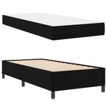 Casa si Gradina - Mobilier - Paturi si accesorii - Paturi - Pat cu arcuri Negru, Negru 100 x 200 cm - Infinity.ro