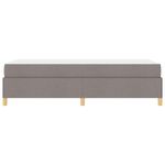 Casa si Gradina - Mobilier - Paturi si accesorii - Paturi - Pat cu arcuri Altele Taupe si alb 90 x 190 cm tesatura - Infinity.ro