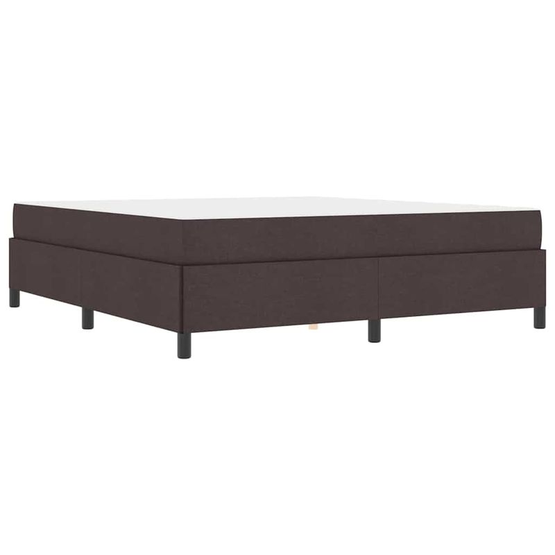 Casa si Gradina - Mobilier - Paturi si accesorii - Paturi - Pat cu arcuri Maro 180 x 200 cm Tesatura, Lemn Ingineresc - Infinity.ro