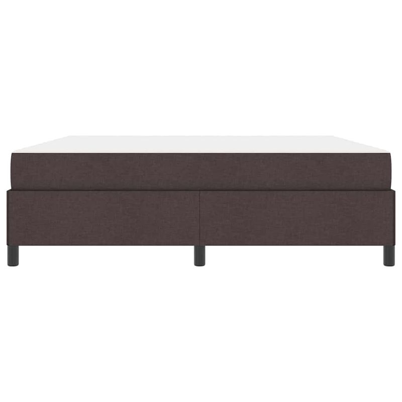 Casa si Gradina - Mobilier - Paturi si accesorii - Paturi - Pat cu arcuri Maro 180 x 200 cm Tesatura, Lemn Ingineresc - Infinity.ro