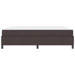 Casa si Gradina - Mobilier - Paturi si accesorii - Paturi - Pat cu arcuri Maro 180 x 200 cm Tesatura, Lemn Ingineresc - Infinity.ro