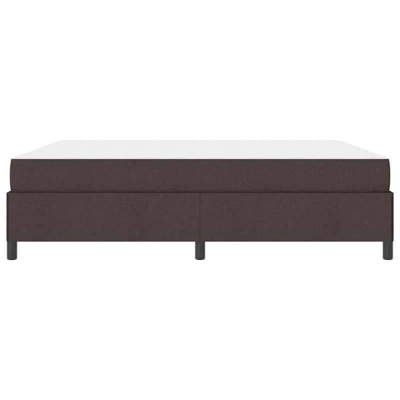 Casa si Gradina - Mobilier - Paturi si accesorii - Paturi - Pat cu arcuri Maro 180 x 200 cm Tesatura, Lemn Ingineresc - Infinity.ro