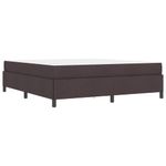 Casa si Gradina - Mobilier - Paturi si accesorii - Paturi - Pat cu arcuri Maro 180 x 200 cm Tesatura, Lemn Ingineresc - Infinity.ro