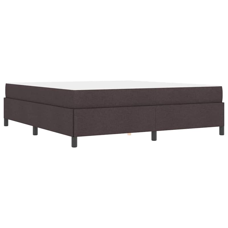 Casa si Gradina - Mobilier - Paturi si accesorii - Paturi - Pat cu arcuri Maro 180 x 200 cm Tesatura, Lemn Ingineresc - Infinity.ro