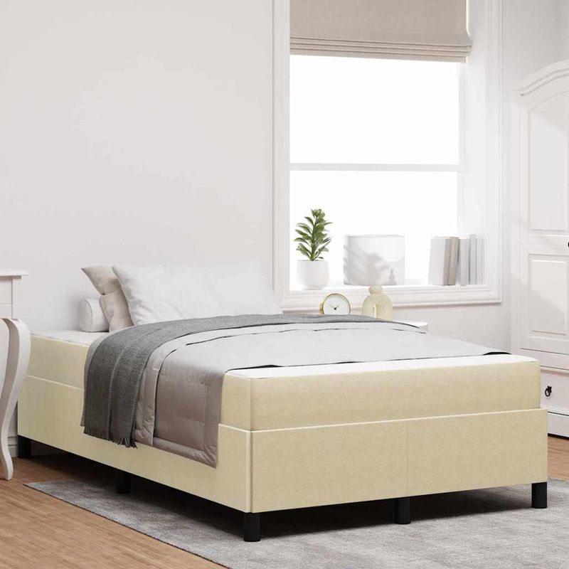 Casa si Gradina - Mobilier - Paturi si accesorii - Paturi - Cadru de pat gri verde deschis 120 x 190 cm Tesatura de catifea - Infinity.ro