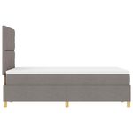 Casa si Gradina - Mobilier - Paturi si accesorii - Paturi - Pat cu suport de arcuri cu saltea si LED taupe 120x190 cm tesatura - Infinity.ro