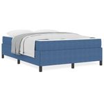 Casa si Gradina - Mobilier - Paturi si accesorii - Paturi - Cadru de pat Altele albastru 140 x 190 cm Tesatura de catifea - Infinity.ro