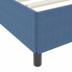 Casa si Gradina - Mobilier - Paturi si accesorii - Paturi - Cadru de pat Altele albastru 140 x 190 cm Tesatura de catifea - Infinity.ro