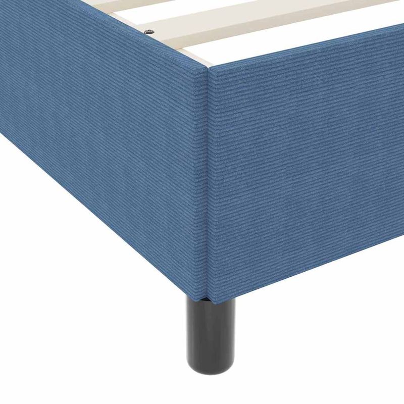 Casa si Gradina - Mobilier - Paturi si accesorii - Paturi - Cadru de pat Altele albastru 140 x 190 cm Tesatura de catifea - Infinity.ro